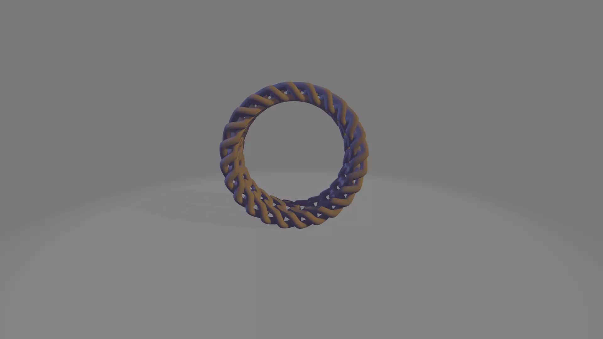 Cuban Link Ring STL file Free 3D print model_0