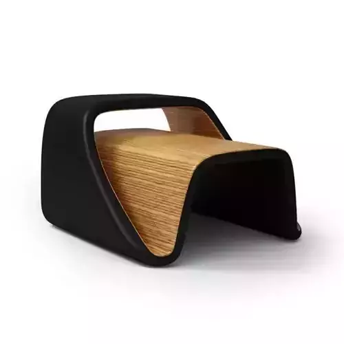 Black-and-brown stool 096 am92