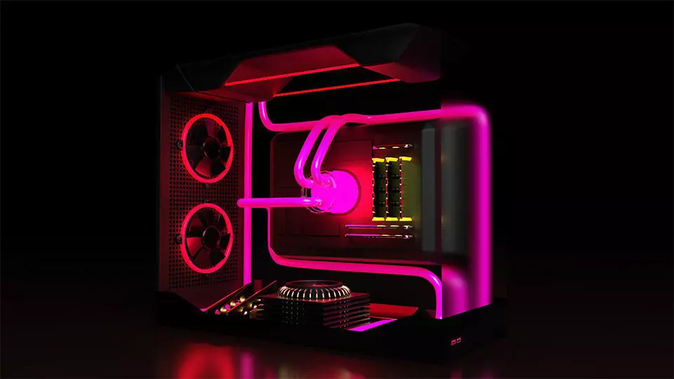 Computer fun model 3D model_0