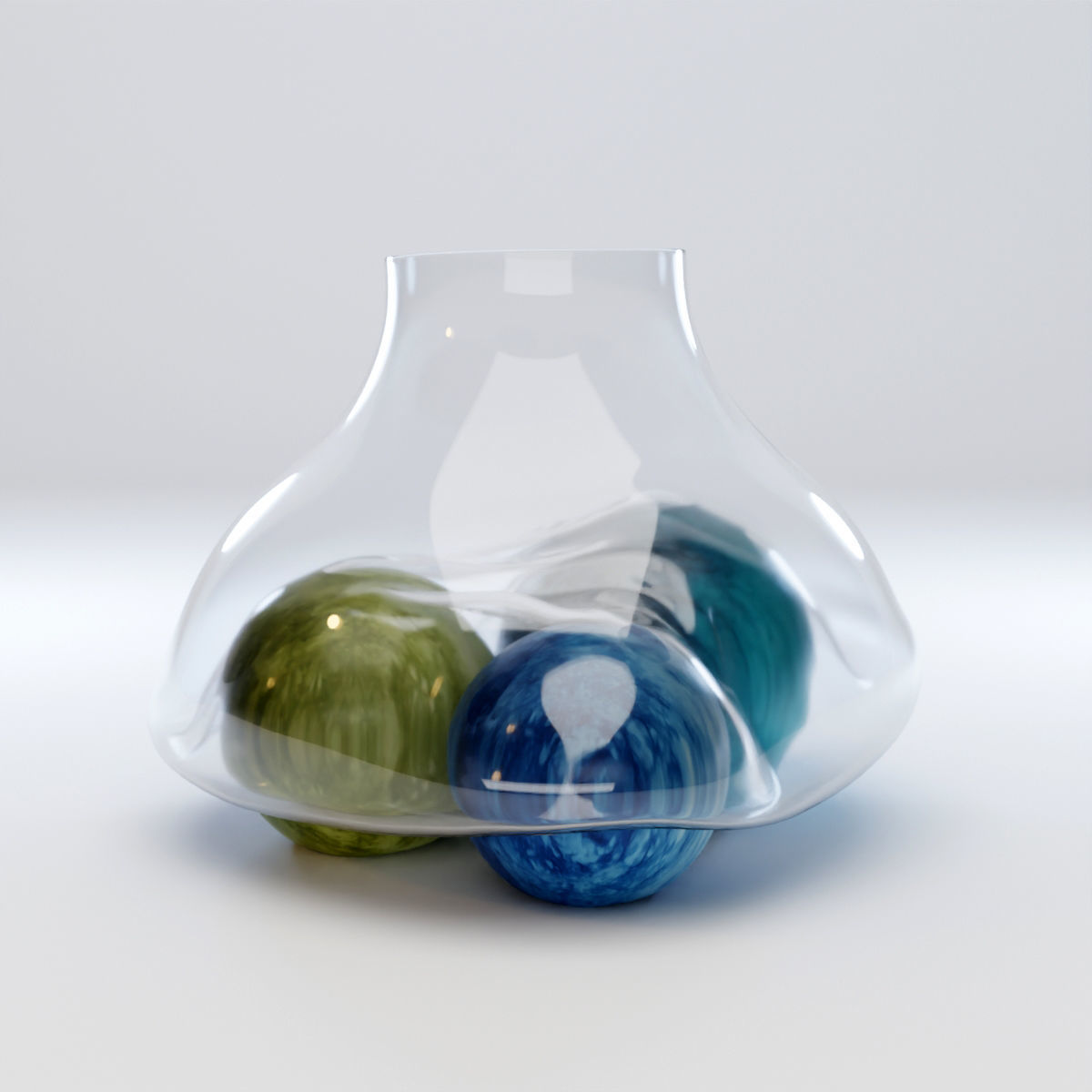 Esferico Vase 3D model_3