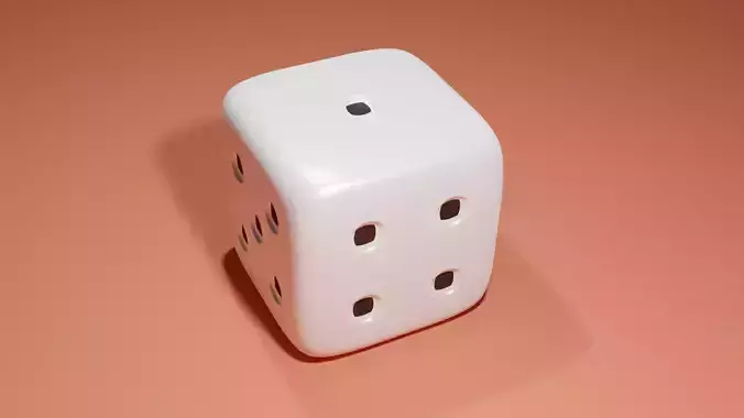 Realistic dice