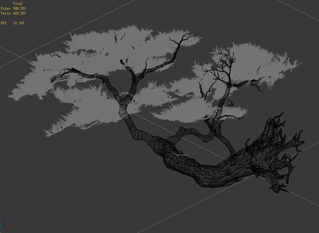 Landscape-Season-Pine Tree 09 3D model_4