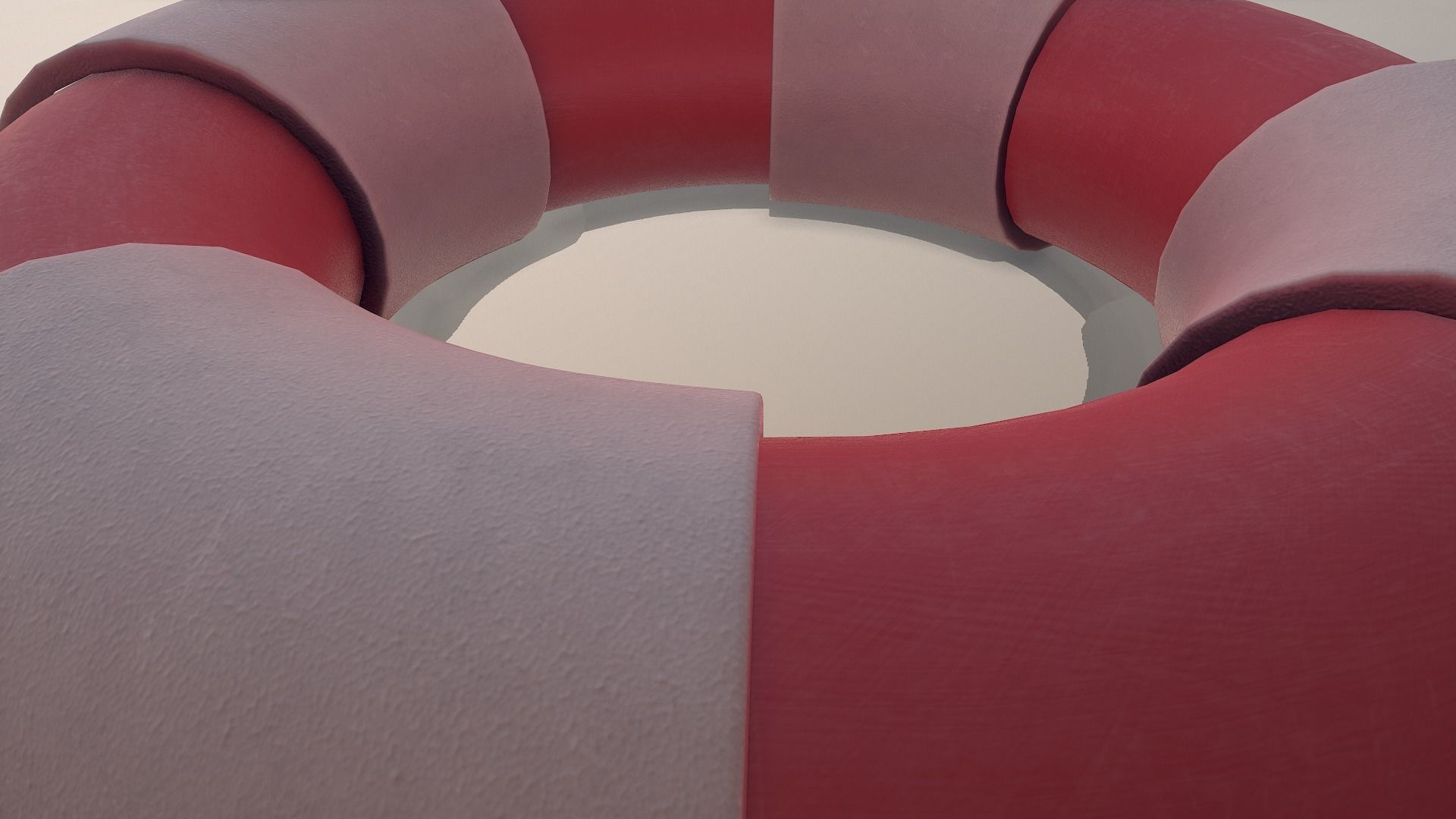 Lifebuoy Ring Low-poly 3D model_16