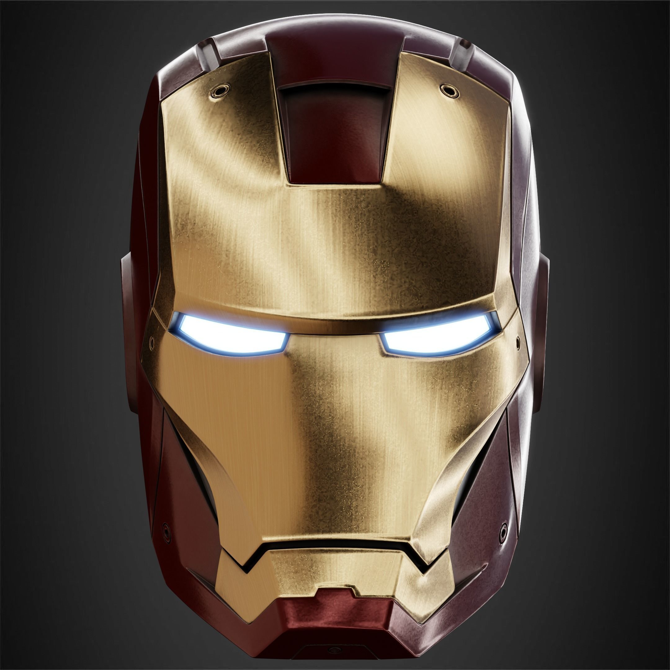 Iron Man Mark 3 Helmet for Cosplay 3D print model_2