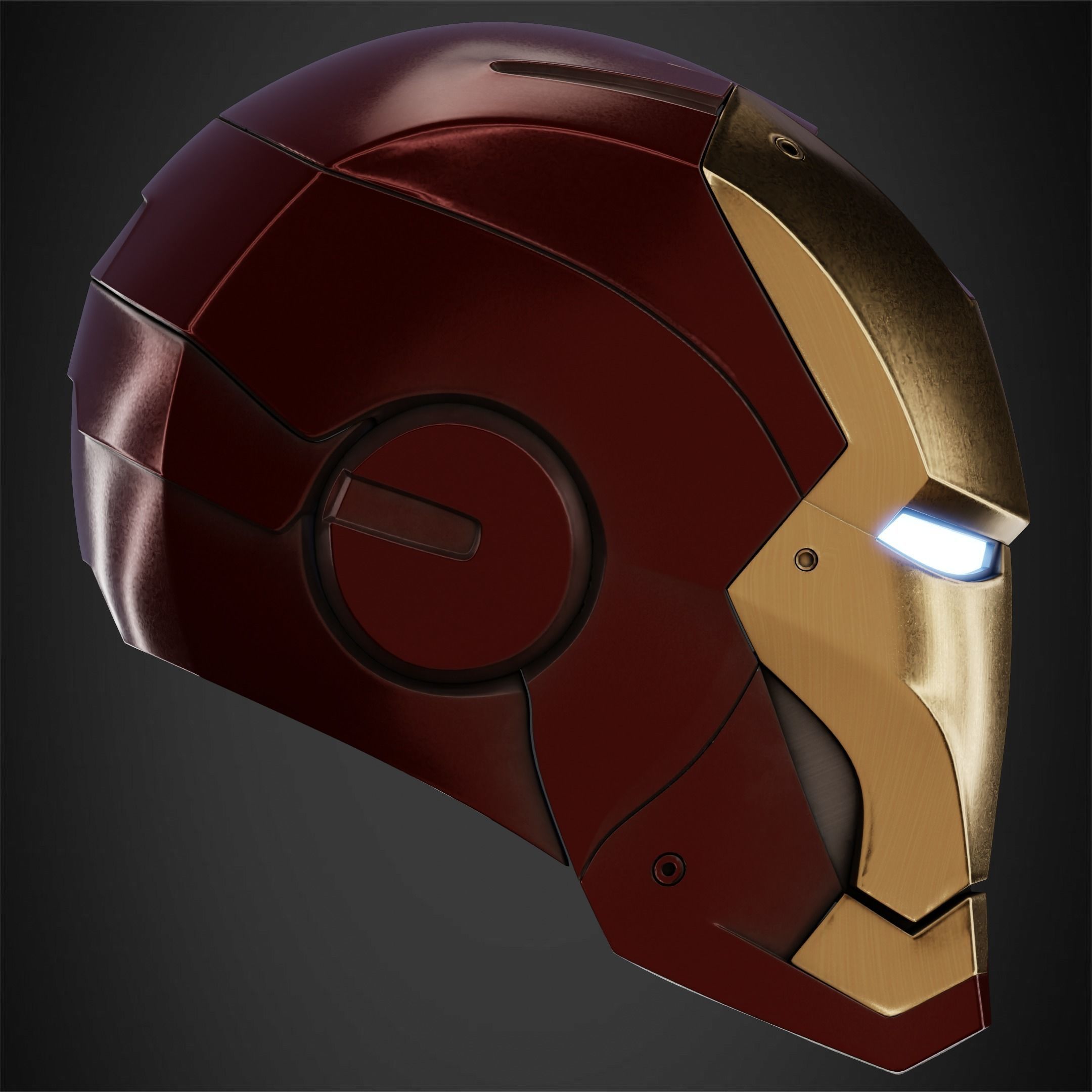 Iron Man Mark 3 Helmet for Cosplay 3D print model_8