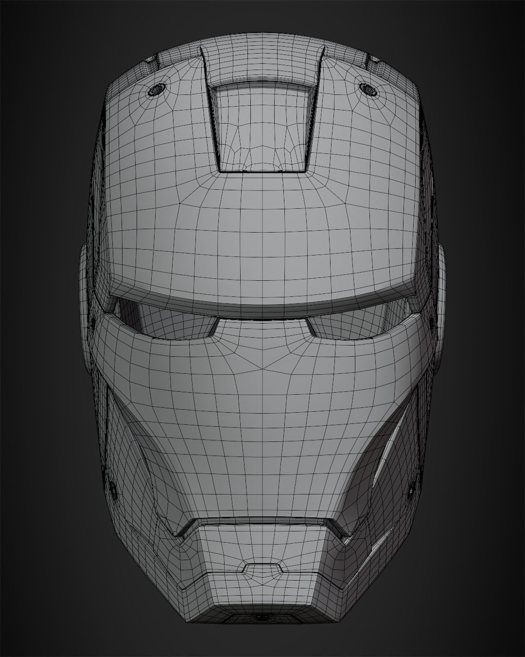 Iron Man Mark 3 Helmet for Cosplay 3D print model_13