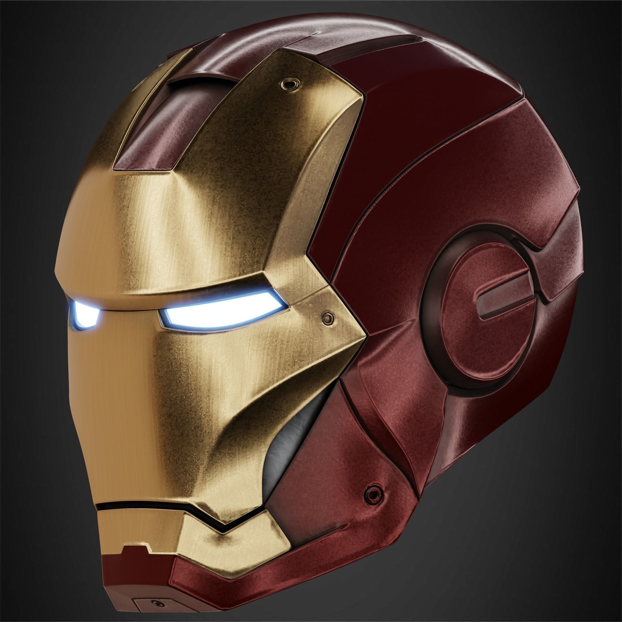 Iron Man Mark 3 Helmet for Cosplay 3D print model_3