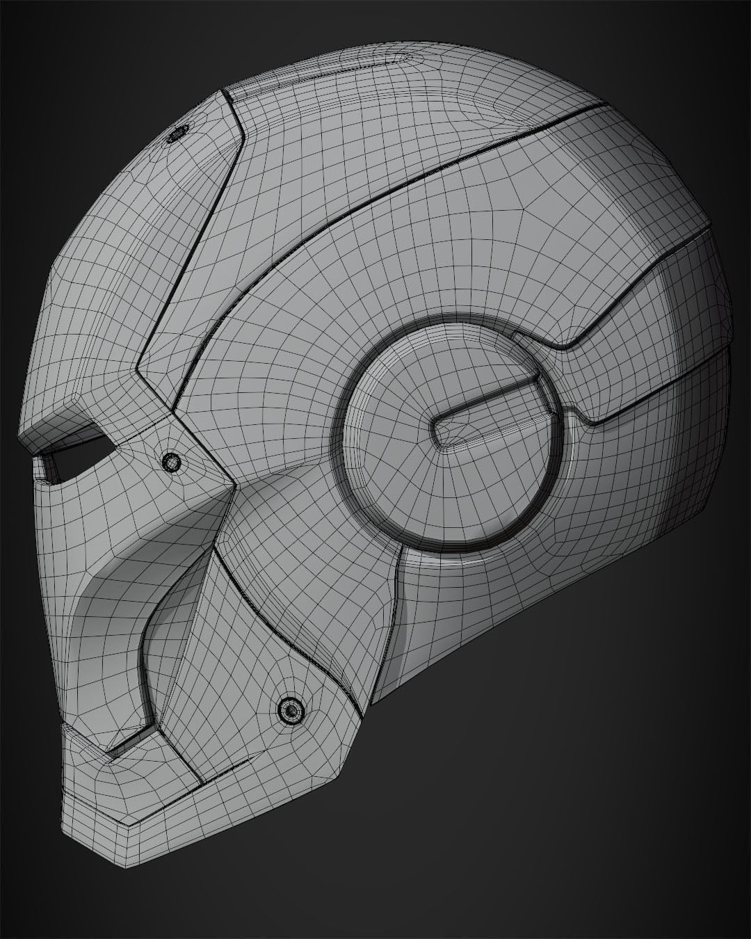 Iron Man Mark 3 Helmet for Cosplay 3D print model_14