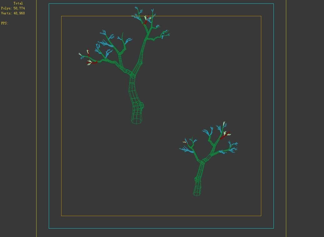 Temple of Confucius-Dead Tree 15 3D model_4