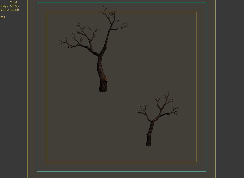 Temple of Confucius-Dead Tree 15 3D model_3