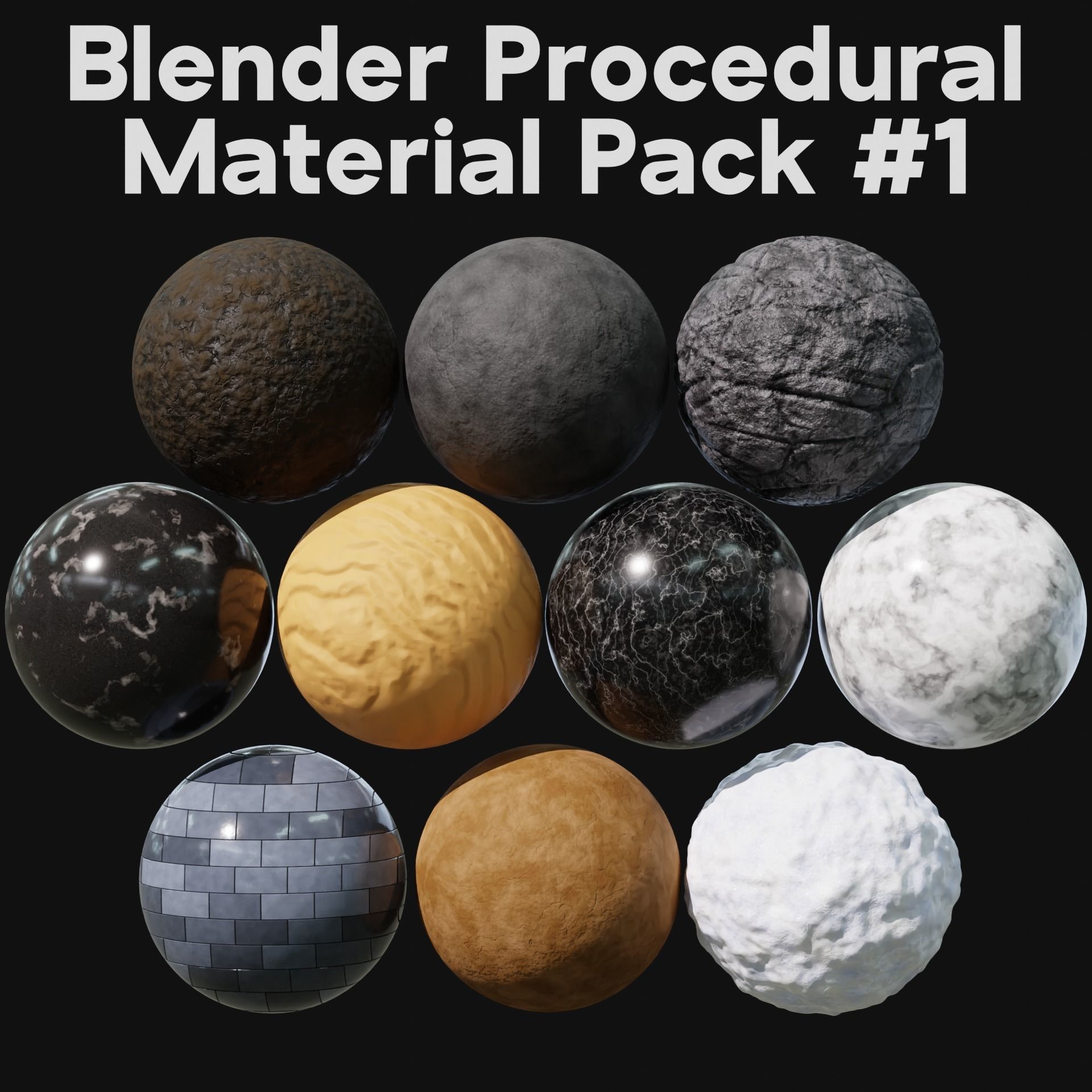 Blender Procedural Material Pack 1 Texture_13