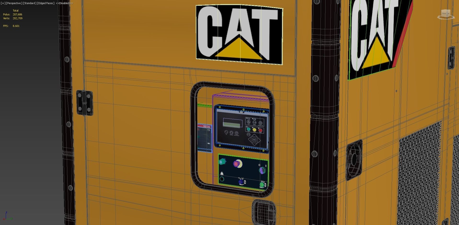 Diesel Generators 02 3D model_8