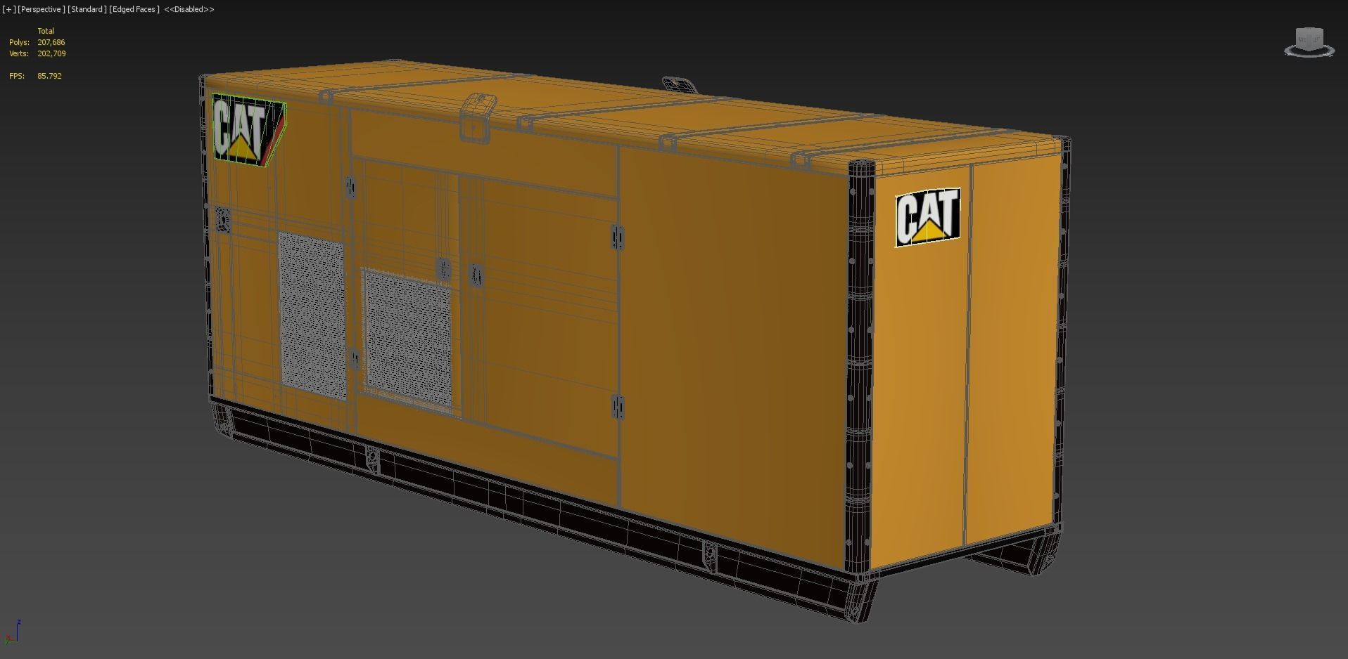 Diesel Generators 02 3D model_7