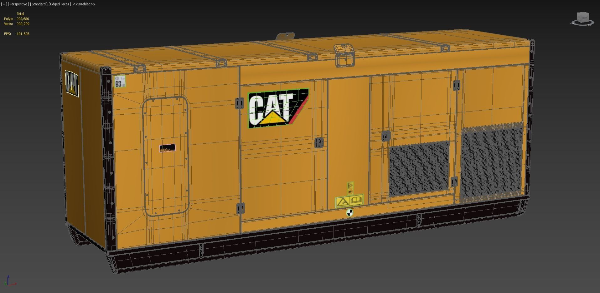 Diesel Generators 02 3D model_3