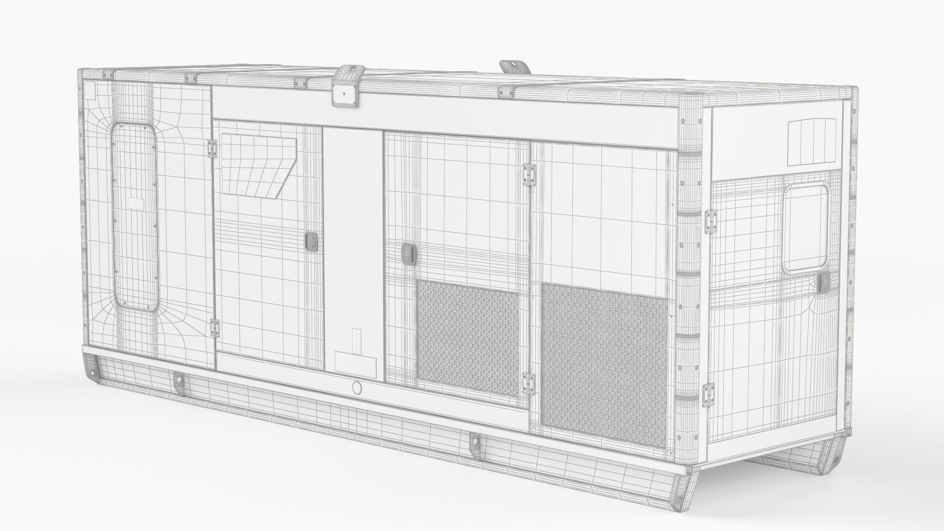 Diesel Generators 02 3D model_11