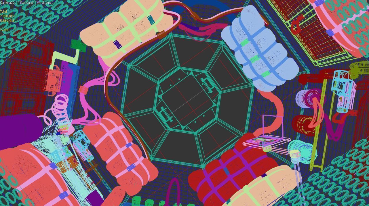 Space shuttle interior 3D model_6