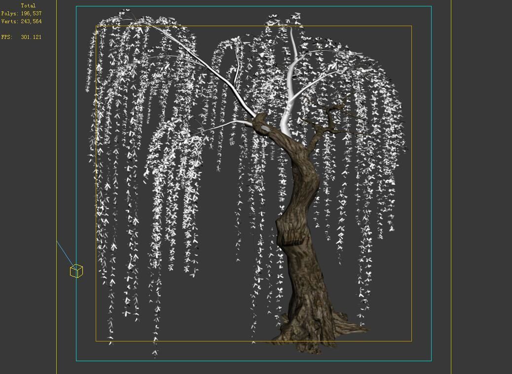 Willow-Plant 16 3D model_3