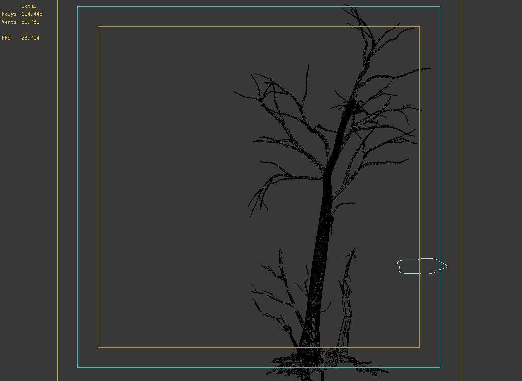 Roadside-Dead Tree 01 3D model_3