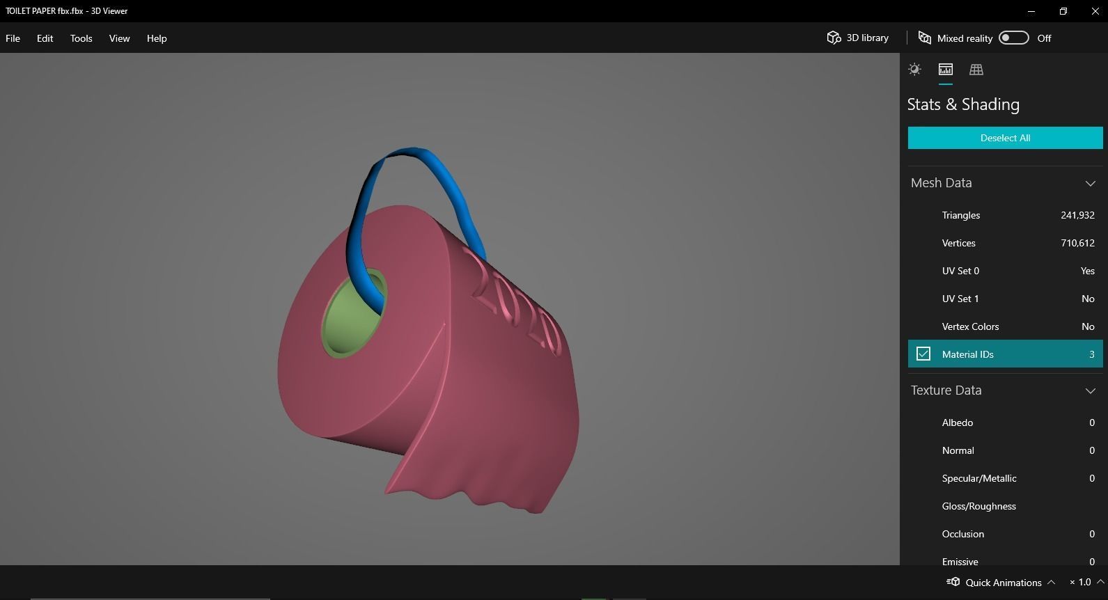 toilet paper christmas ornament 3D print model_5