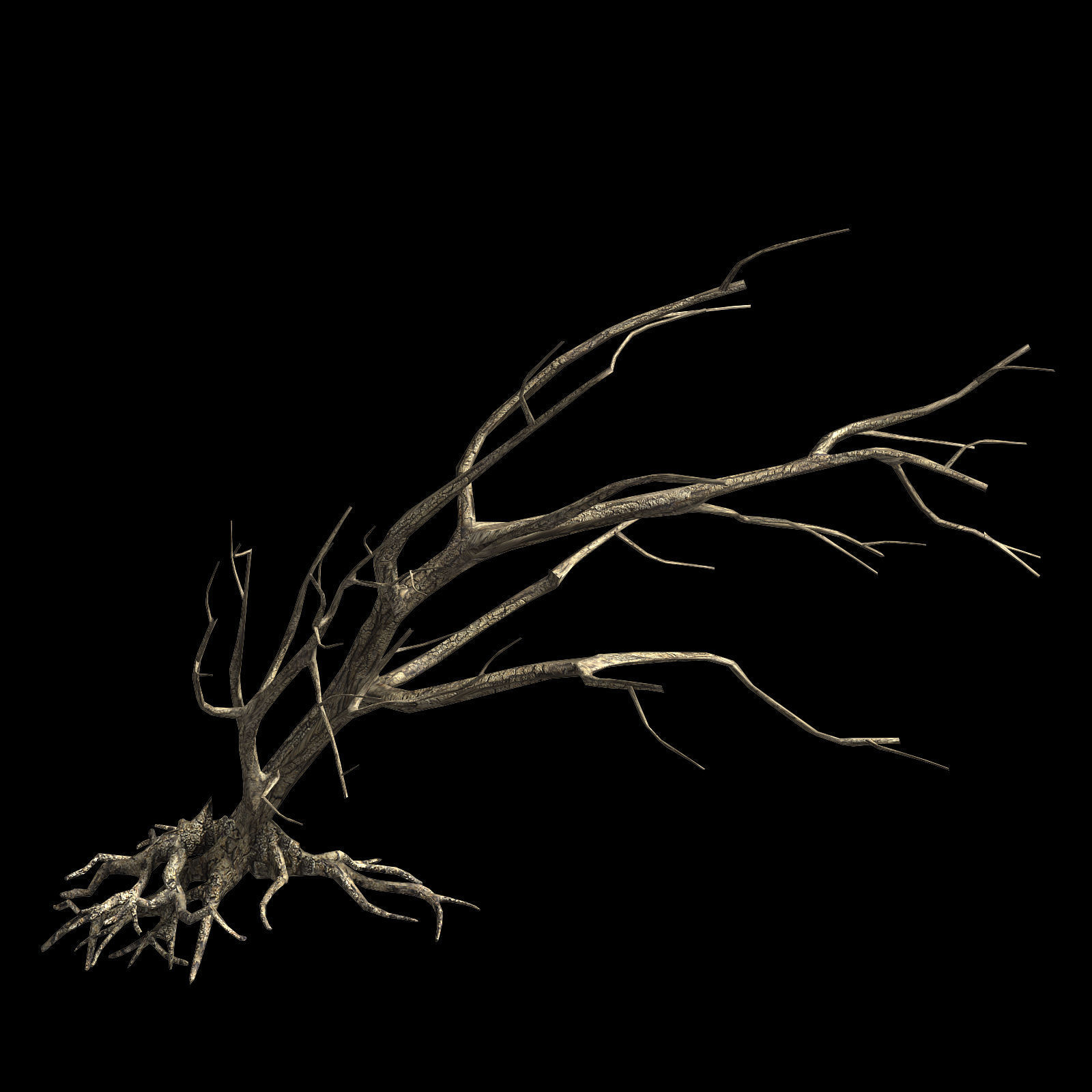 Roadside-Dead Tree 06 3D model_1