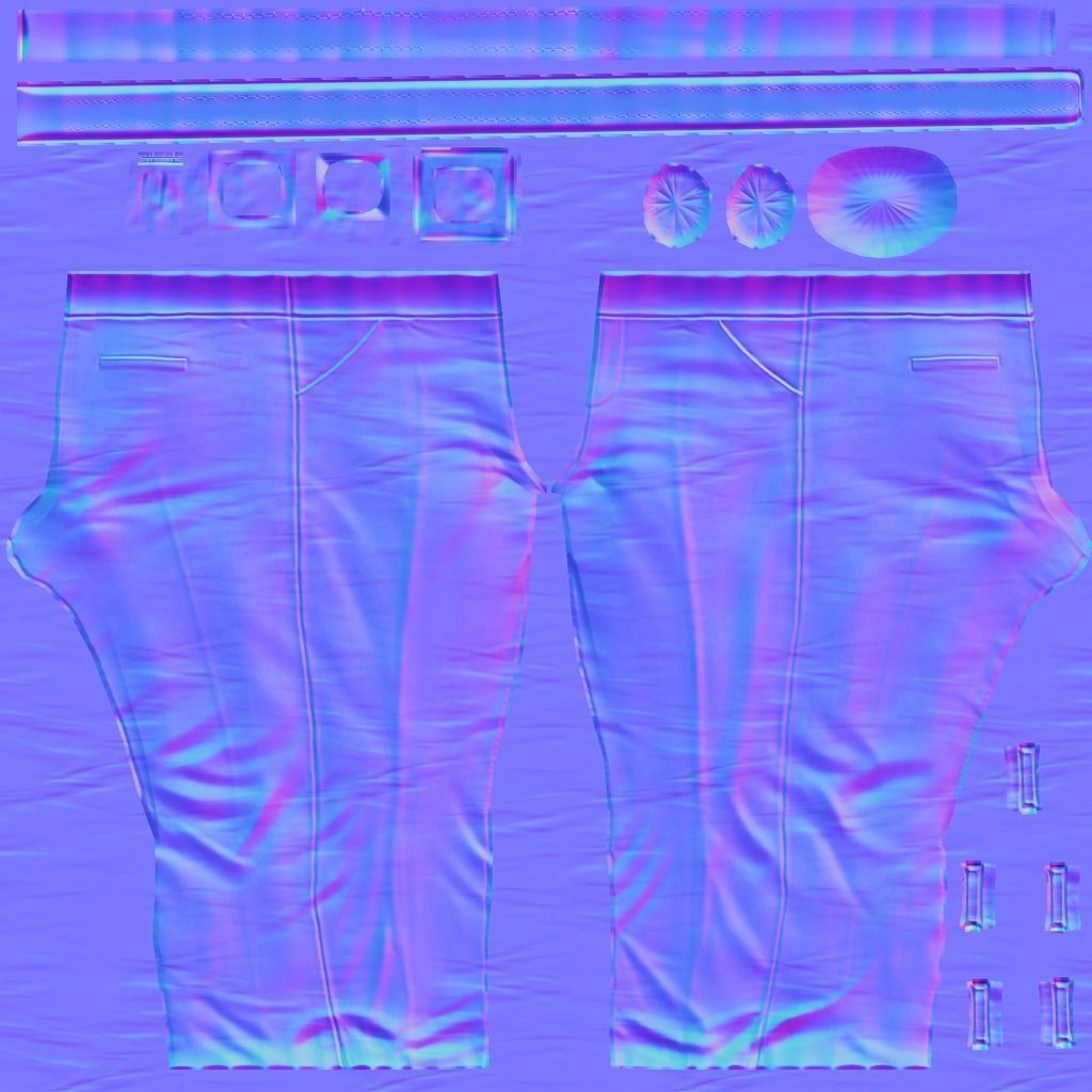 Zombie Male 3D model_6