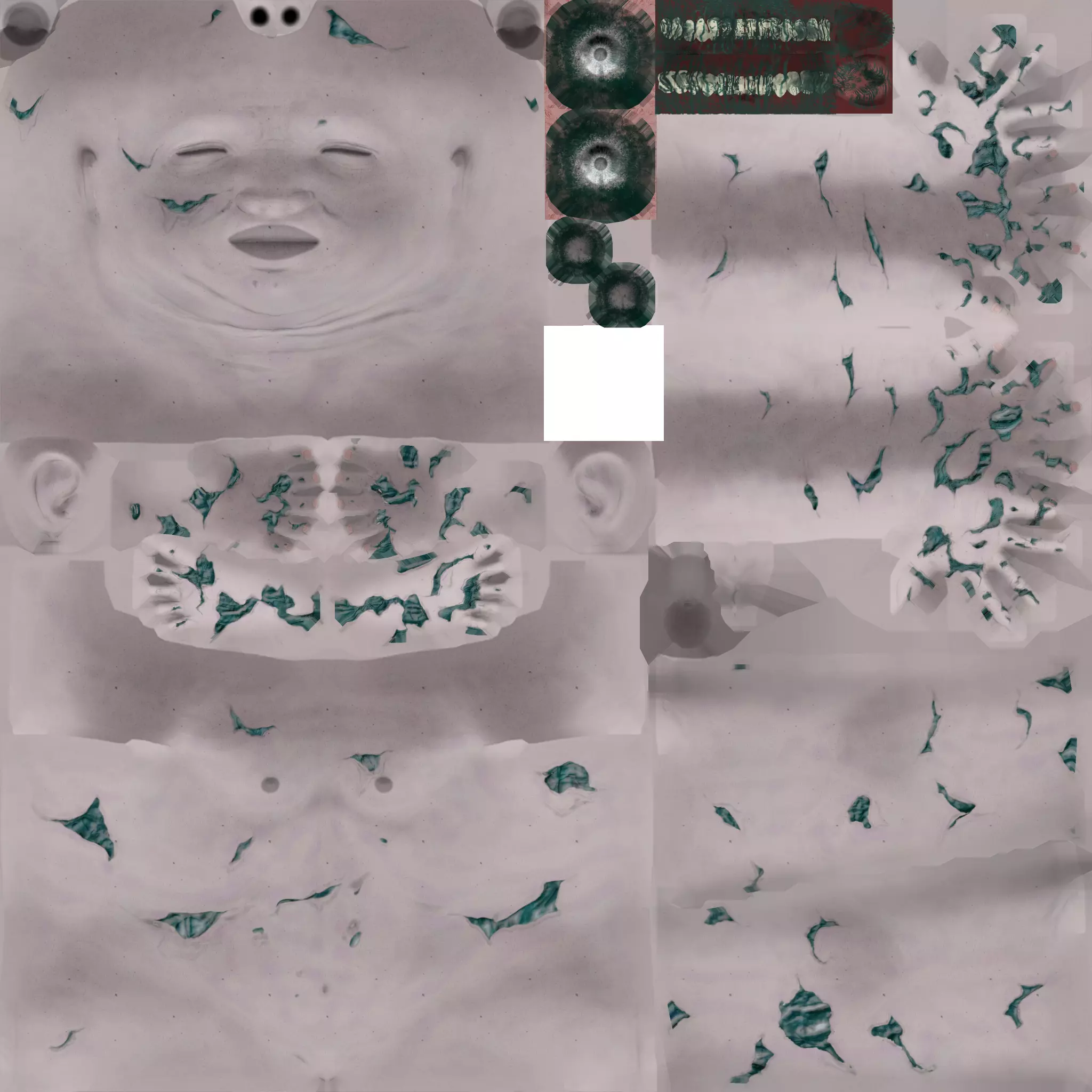 Zombie Male 3D model_0