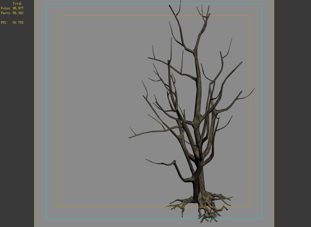 Roadside-Dead Tree 08 3D model_4