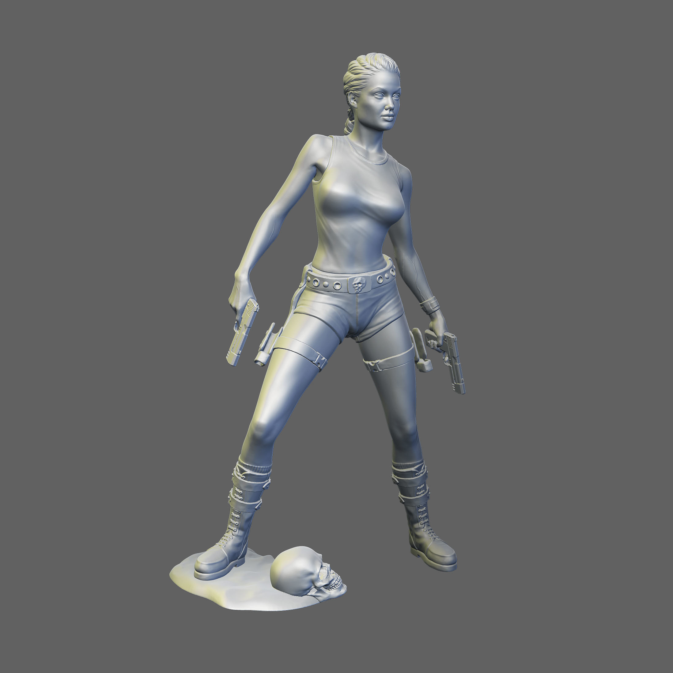 Lara Croft 3D print model_3