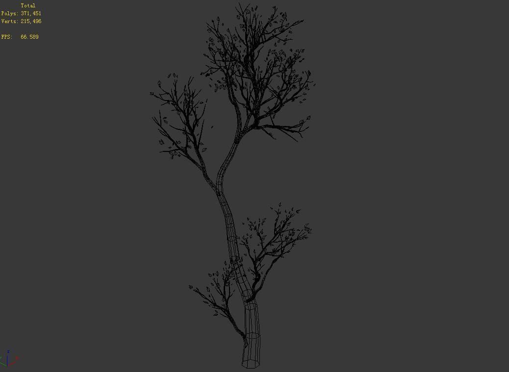 Green Plants-Landscape-Small Tree 54 3D model_3