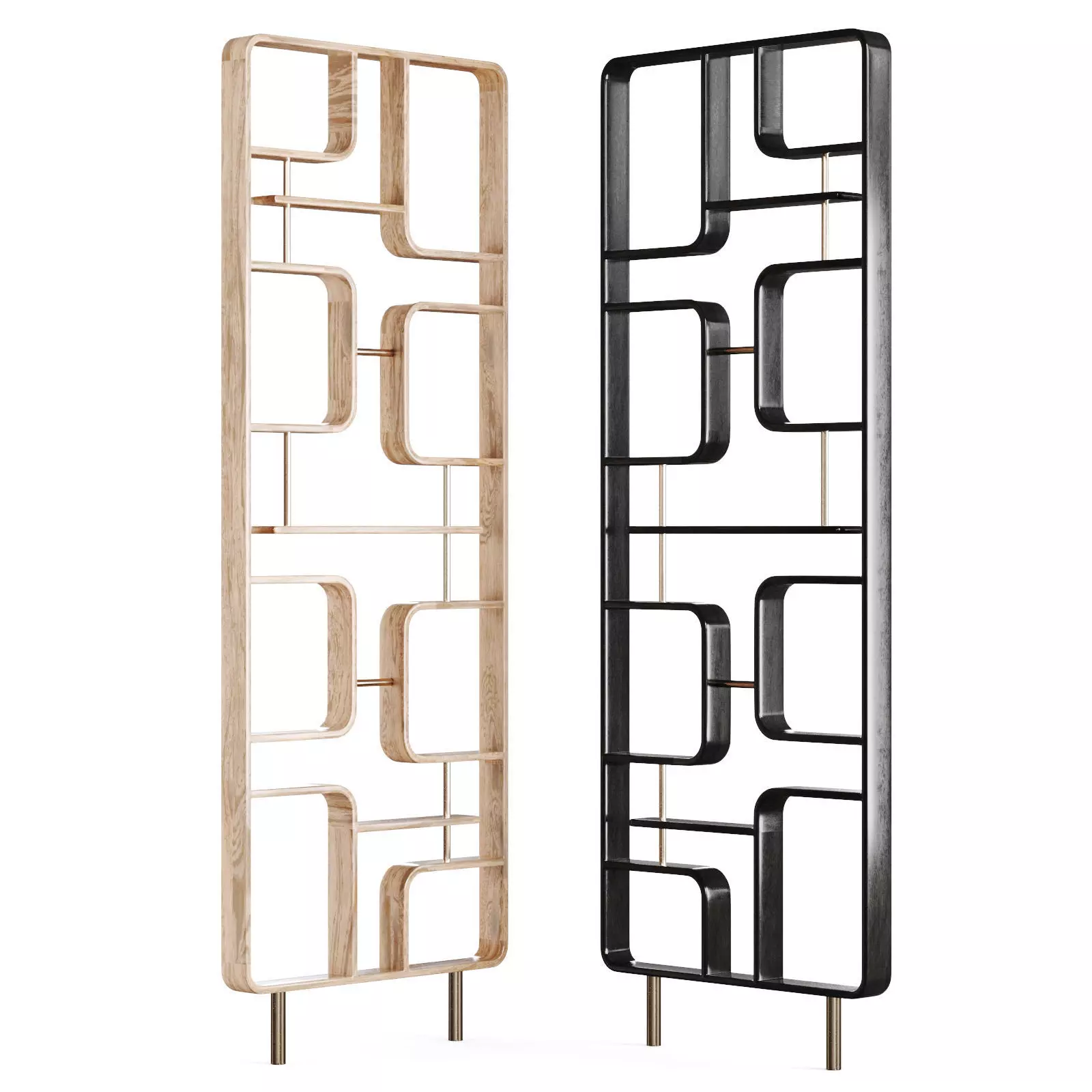 Claustra two bookcases 3D model