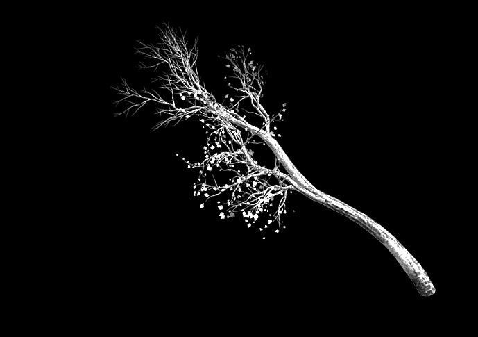 Green Plants-Landscape-Small Tree 57 3D model_2