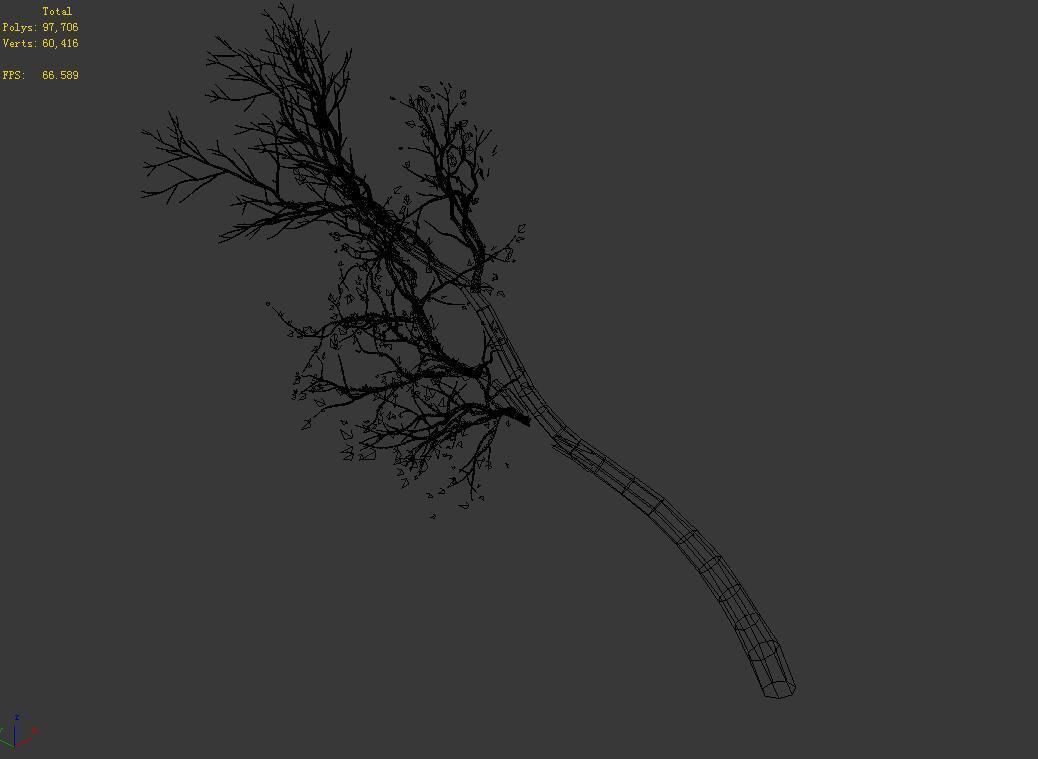 Green Plants-Landscape-Small Tree 57 3D model_3