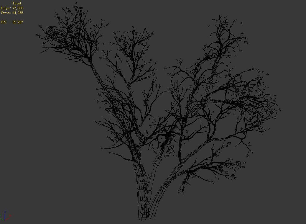 Green Plants-Landscape-Small Tree 60 3D model_4