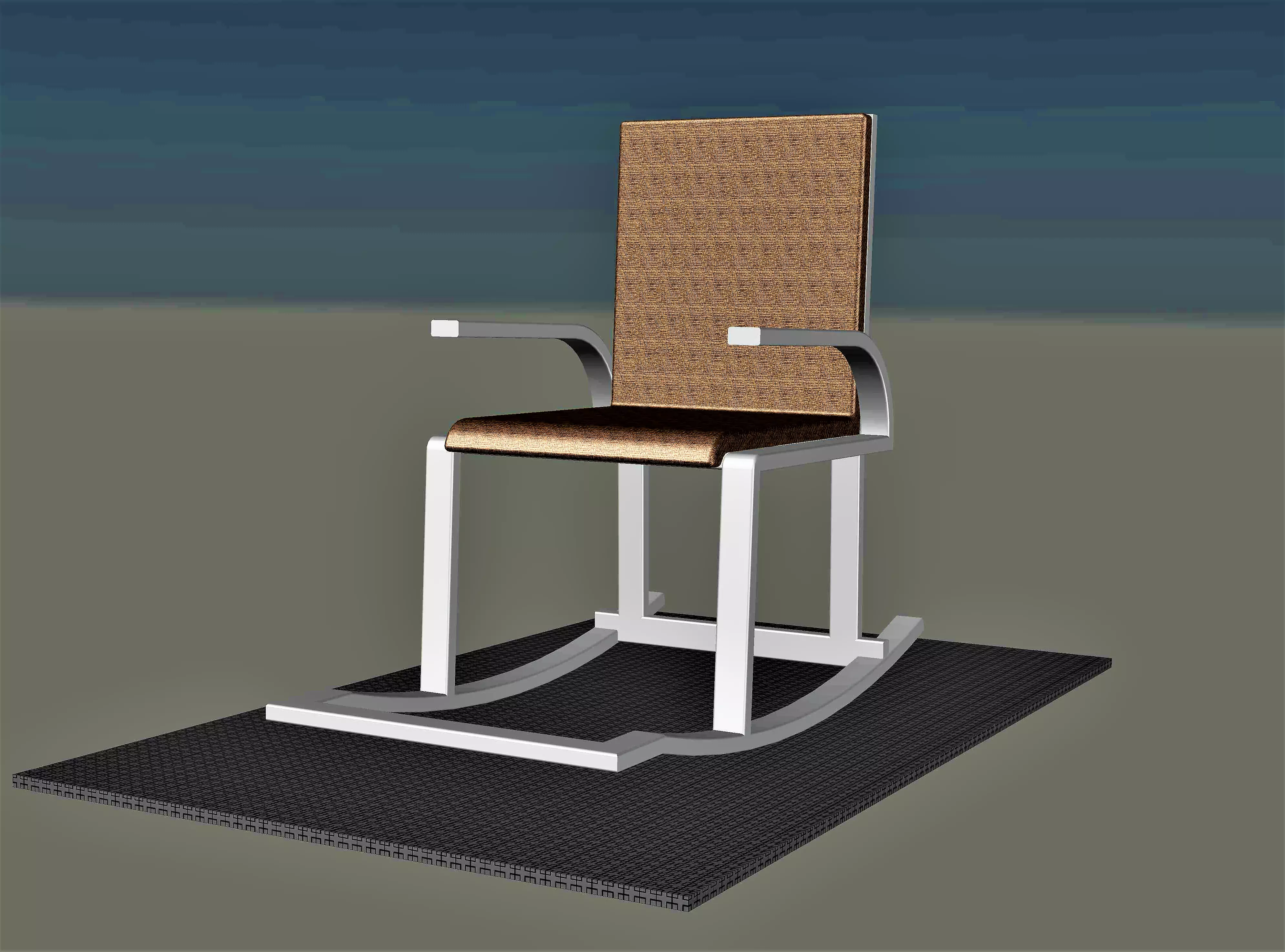 Rocking Chair 3D print model_0