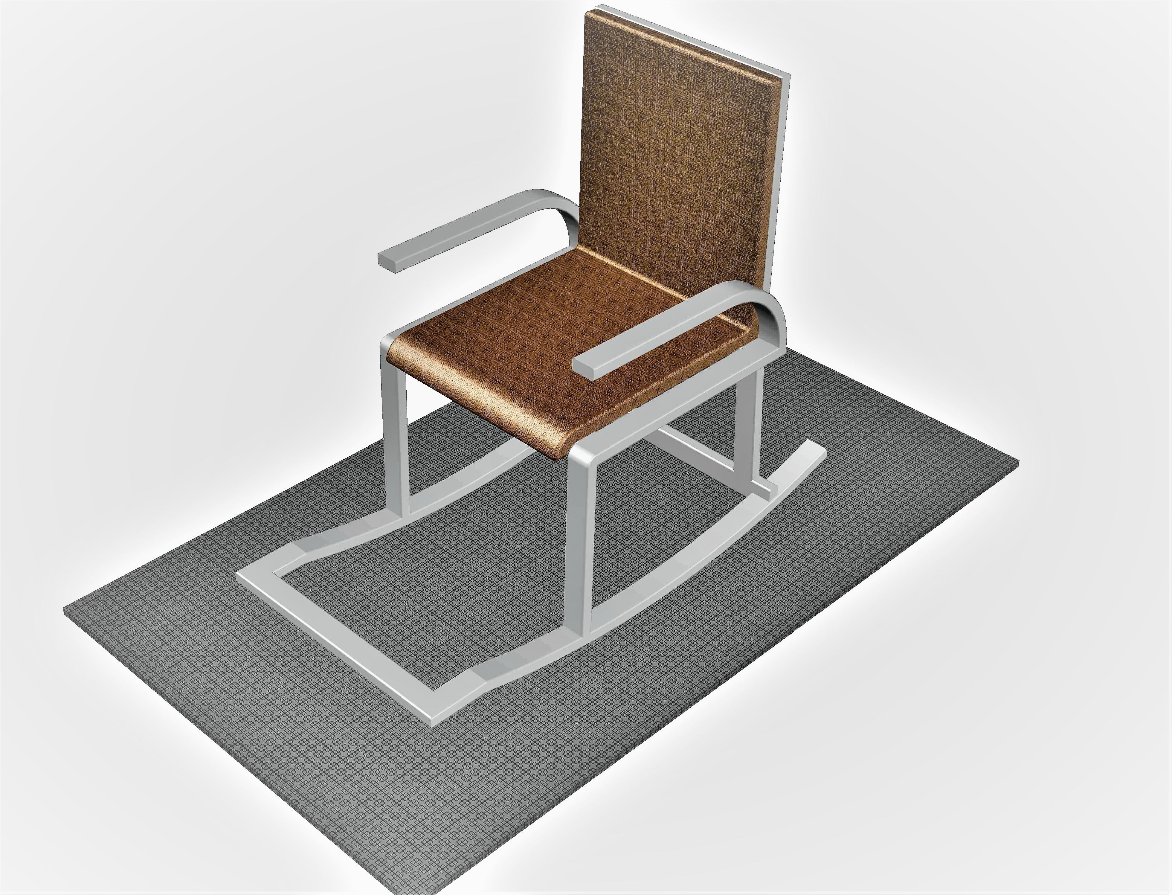 Rocking Chair 3D print model_2