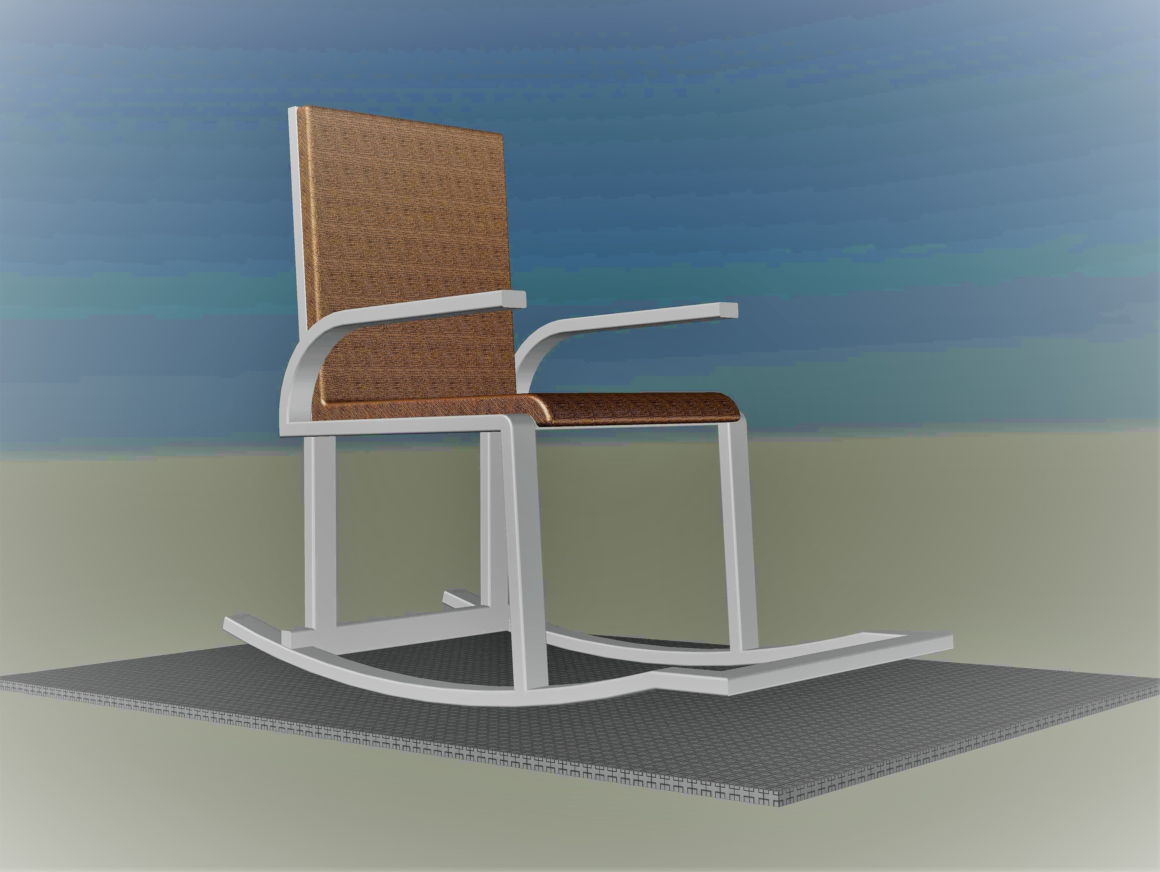 Rocking Chair 3D print model_1