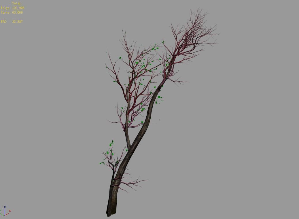 Green Plants-Landscape-Small Tree 61 3D model_4