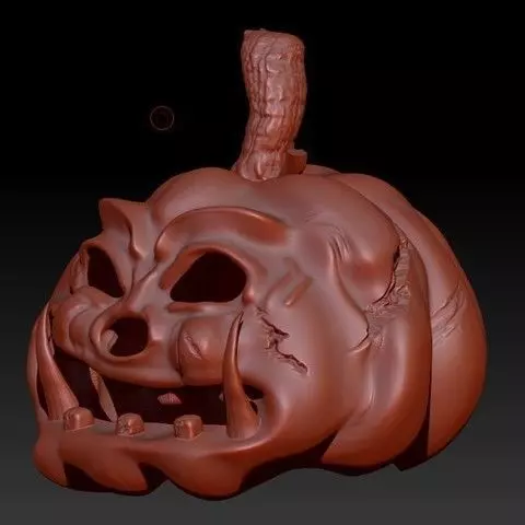 HALLOWEEN pumpkin 3D print model_0