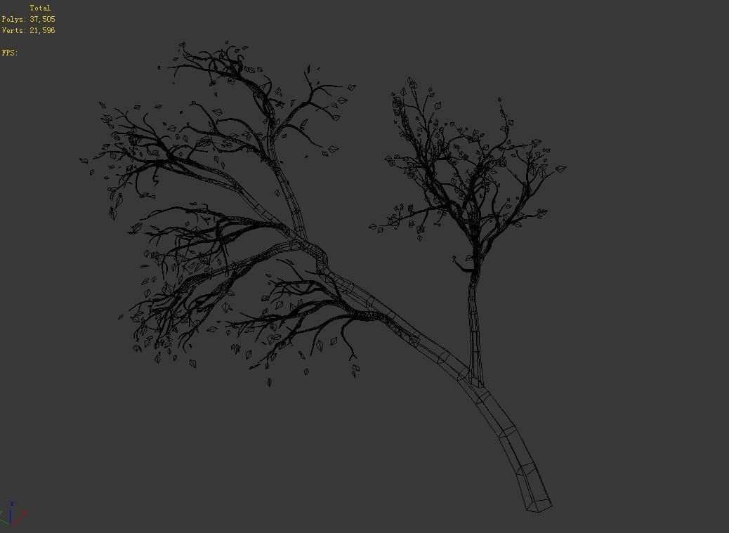 Green Plants-Landscape-Small Tree 66 3D model_4