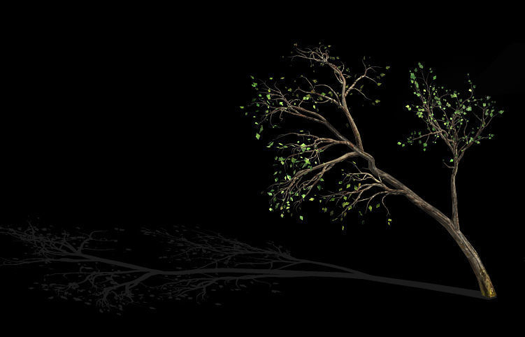 Green Plants-Landscape-Small Tree 66 3D model_1