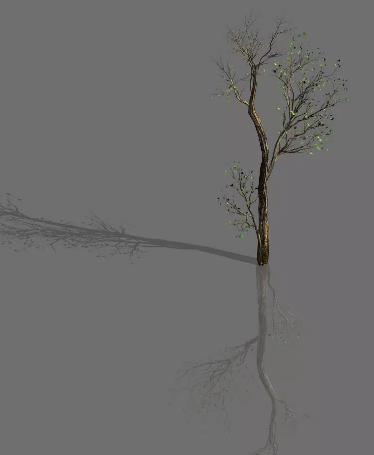Green Plants-Landscape-Small Tree 68 3D model_0