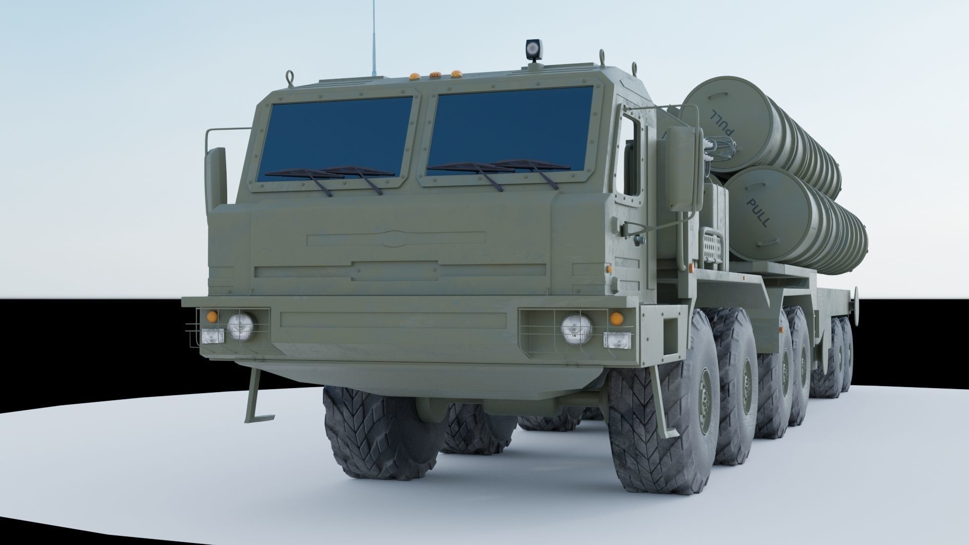 Baz 6909 S400 Launcher 3D model_10