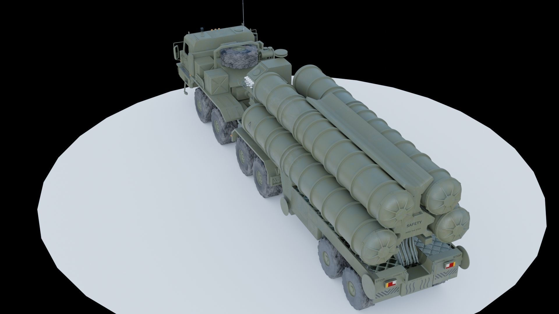 Baz 6909 S400 Launcher 3D model_15