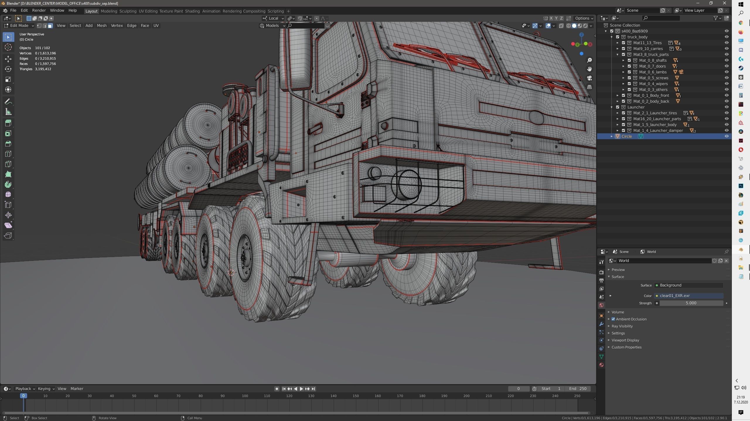 Baz 6909 S400 Launcher 3D model_7