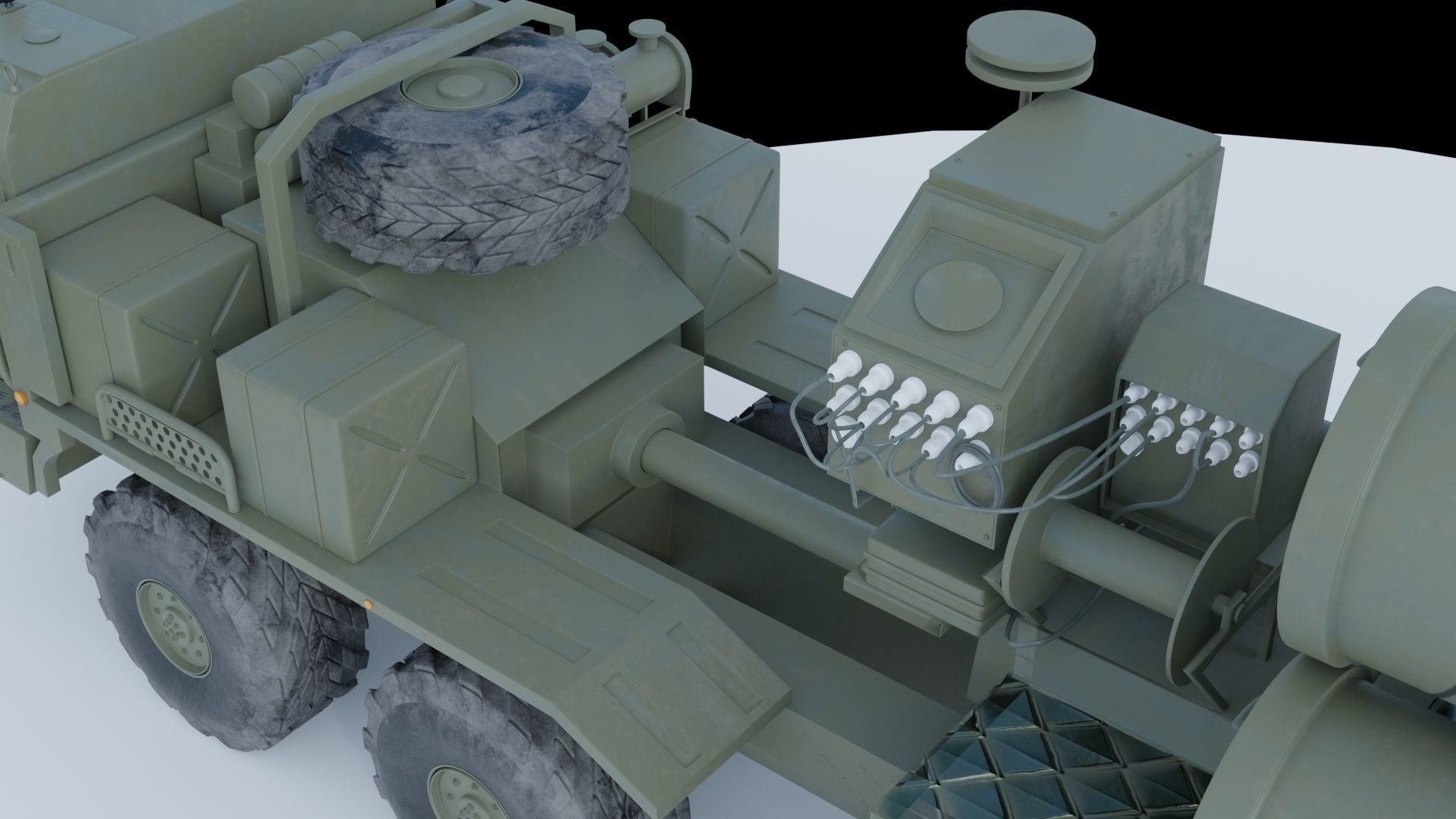 Baz 6909 S400 Launcher 3D model_13