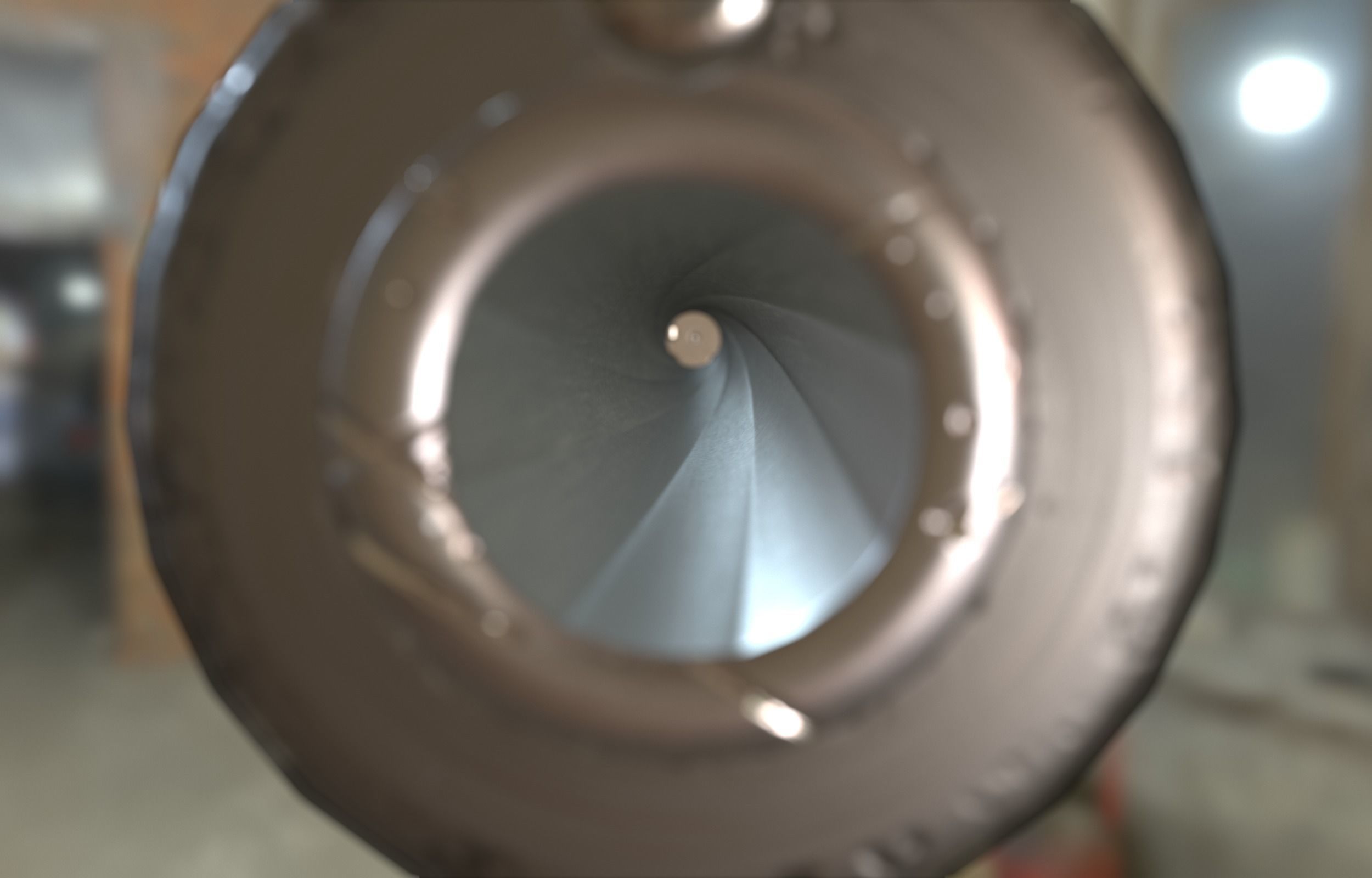 Old pistol gun PBR low poly Low-poly 3D model_3