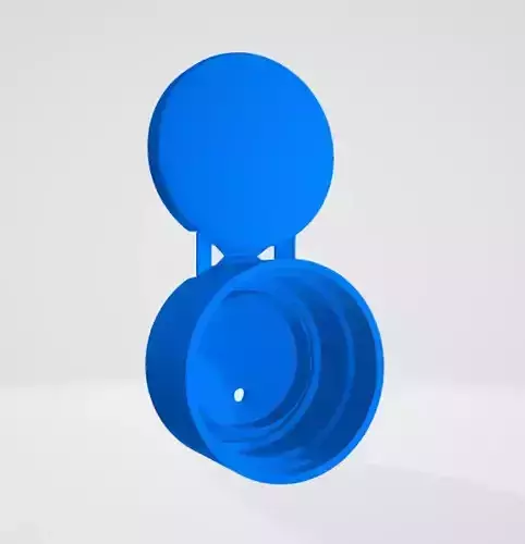 Flip top cap R28-410 3D print model