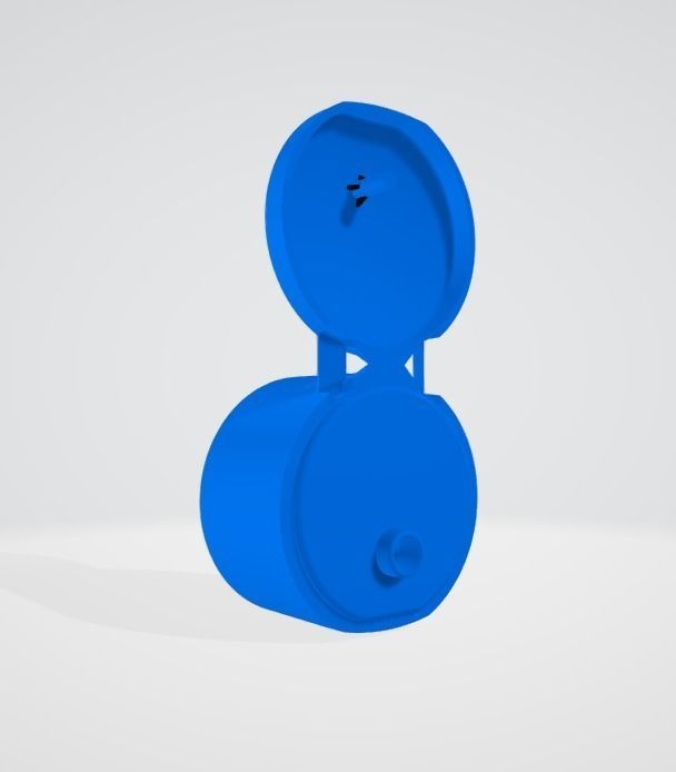 Flip top cap R28-410 3D print model_1