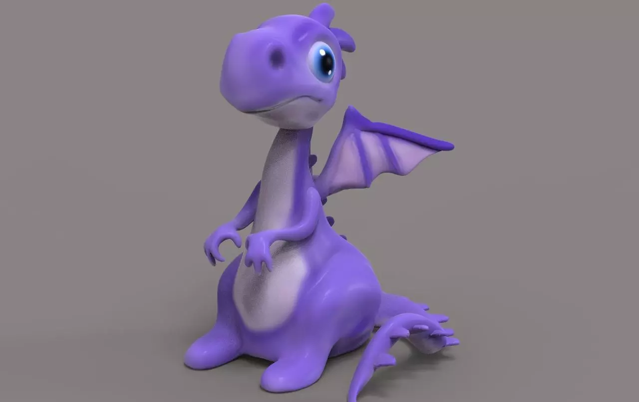 Dragon Cartoon 3D print model