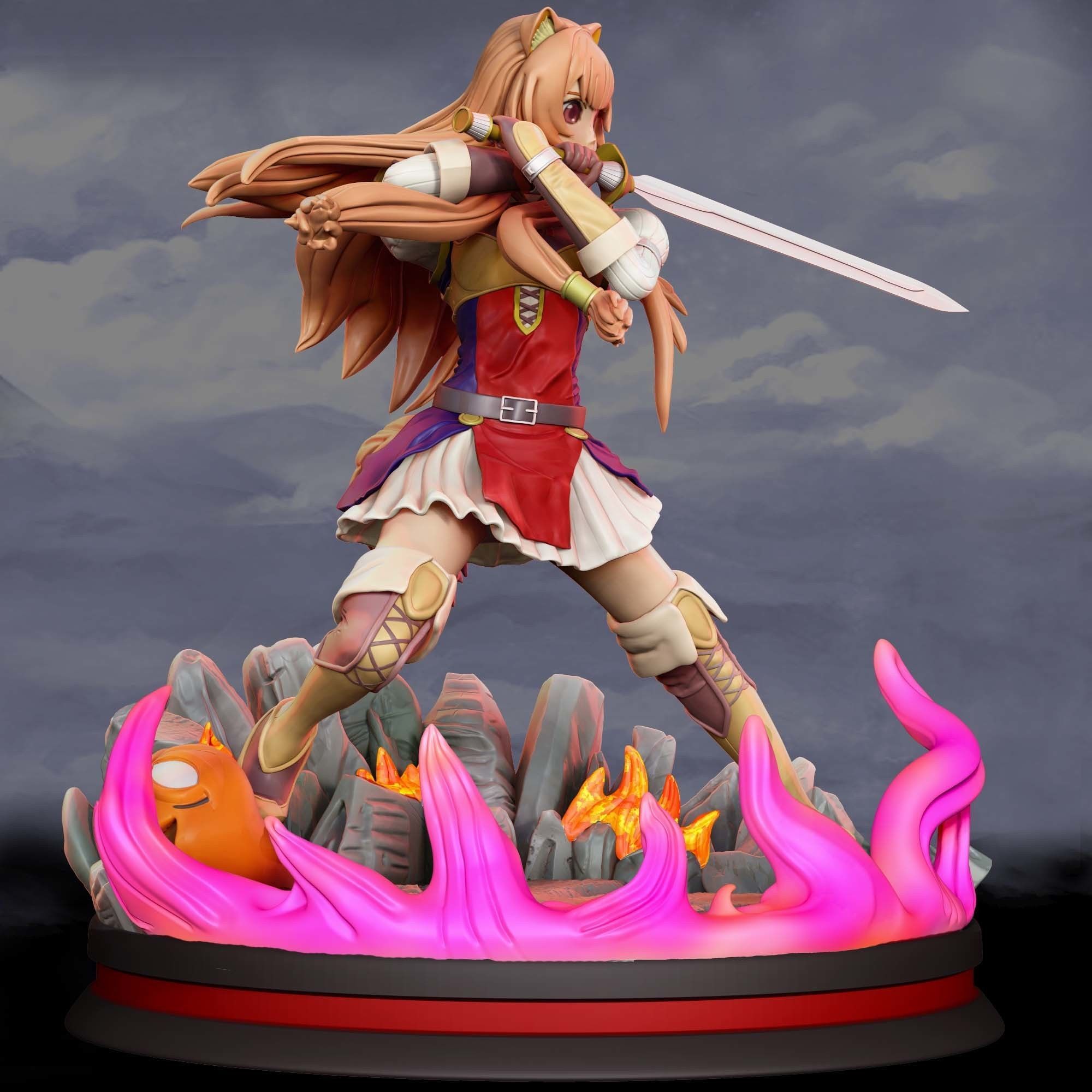 Raphtalia 3D Tate no Yuusha 3D - Model fo 3D Printer 3D print model_1
